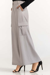 Grey Basic Trouser WM-TRKN23-001